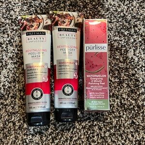 Purlisse watermelon peel and freeman mask